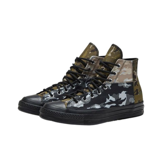 Кеды Converse Blocked Camo высокие хаки