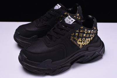 Balenciaga Triple-S Supreme Black Gold