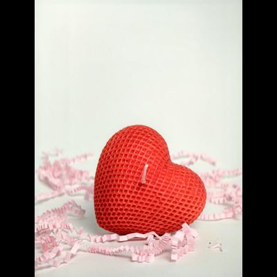 Свеча "Сердце" Красный