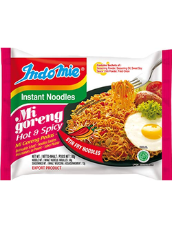Жареная Лапша Острая INDOMIE HOT SPICY 79гр (40)