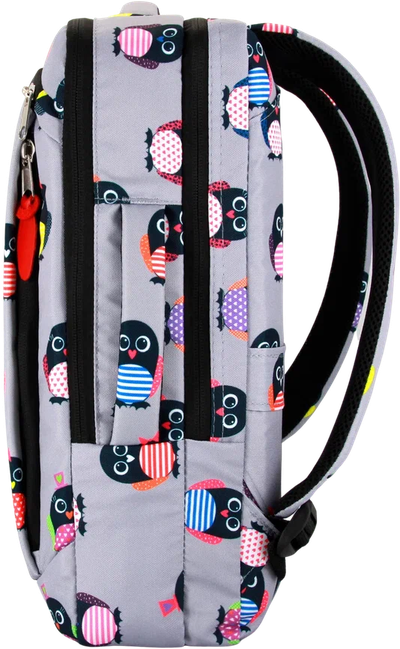 Рюкзак сумка для ноутбука 15.6 - 17.3 дюймов Optimum, пингвины