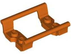 Train, Track Roller Coaster Straight 4L, Reddish Orange (80562 / 6468985)