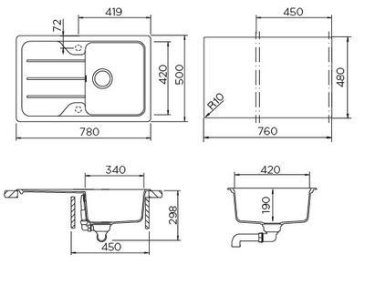 Мойка Schock Formhaus 45D