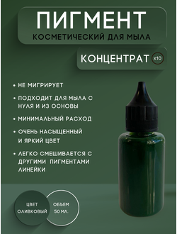 Пигментная паста концентрат Оливковый 50 мл