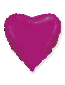 Шар (18''/46 см) Сердце, Фуше