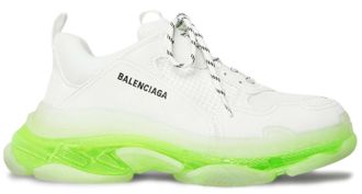Balenciaga Triple S Sneaker Clear Sole White Fluo Yellow