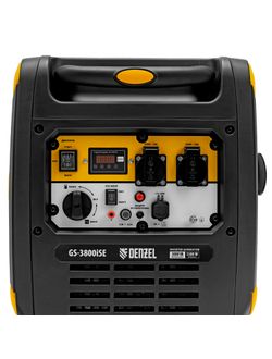 Генератор инверторный GS-3800iSE, 3,8 кВт, 230 В, закрытый корпус,электростартер Denzel