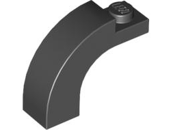 Arch 1 x 3 x 2 Curved Top, Black (6005 / 4100375 / 4188168 / 4618880)