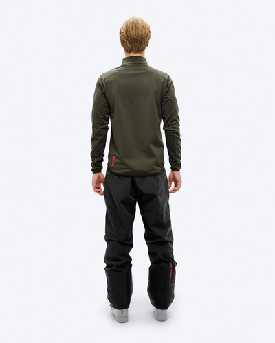 Techno Grid Fleece T-Neck (Forest Green) флис M