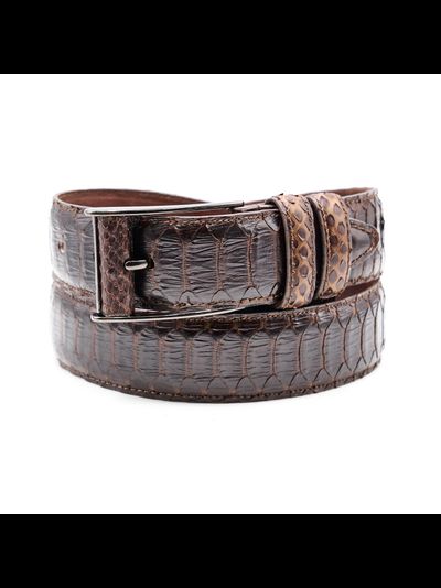 Ремень мужской 38 мм PY-k-0008 из змеиной кожи 1