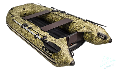 Лодка ПВХ Мастер Лодок Ривьера Компакт 2900НДНД Камуфляж Камыш