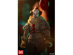 ПРЕДЗАКАЗ - Пеннивайз (Билл Скарсгард, "Оно")  - Коллекционная фигурка 1/12 SCALE Red Hair Clown (POT-0005) - Play One twelve ?ЦЕНА: 12400 РУБ.?