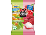 ORIHIRO Конжаковое желе со вкусом сливы и личи, 12 шт