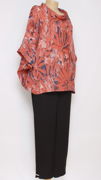 Брюки "НИЗ ВЫРЕЗ" чёрные 56,60,62