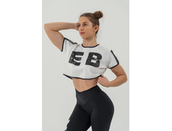 Футболка OVERSIZED CROP TOP GAME ON 610 Белая