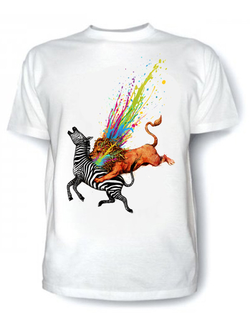 Футболки с принтом животных