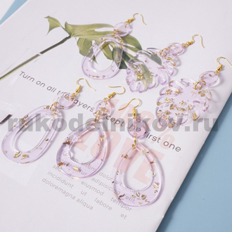 Форма для эпоксидной смолы "Набор серег" (тип 68)