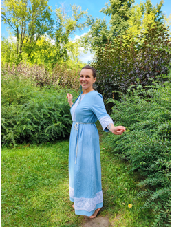 Платье крапивное "Пробуждение"