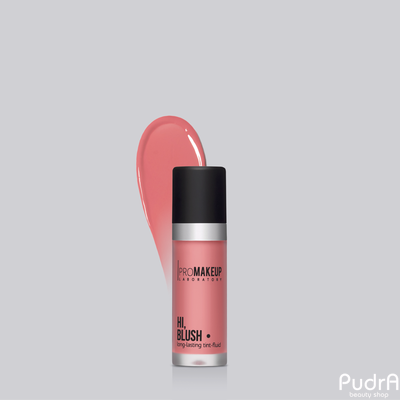 PROMAKEUP laboratory Стойкие румяна-флюид многофункциональные HI, BLUSH,  тон 101 coral / кораллово-розовый