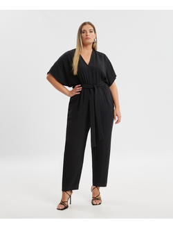 Классические женские брюки с люрексом для полных женщин