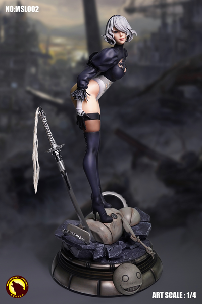 АНДРОИД 2B ИЗ ИГРЫ NIER: AUTOMATA - КОЛЛЕКЦИОННАЯ статуя 1/4 scale