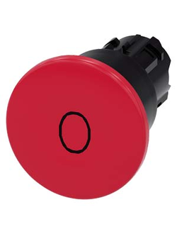 3SU1000-1BA20-0AD0 АКТУАТОР ГРИБОВИДНОЙ КНОПКИ, 22MM, КРУГЛ., ПЛАСТИК, КНОПКА КРАСНАЯ, МАРКИРОВКА: "O", 40MM, С ФИКСАЦИЕЙ, ДЕБЛОКИРОВКА ВЫТЯГИВАНИЕМ