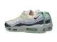 Nike Air Max 95 (бежевые с зеленым)