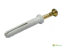 Дюбель с шурупом 6*40 мм потайной борт