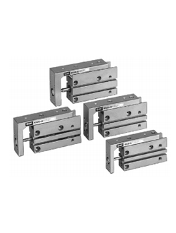 Компактная пневмокаретка с направляющей качения MXH