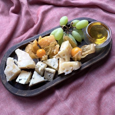 тарелка из бука для закусок