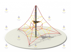 2230.4.1 Пирамида 4м (красный+желтый)