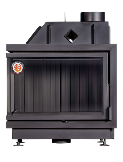 Каминная топка Альфа 800 L/LB два стекла левая, Экокамин (Россия)