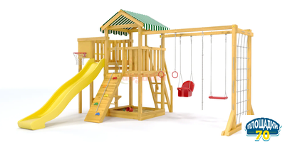 Детская площадка Савушка Мастер 4 Plus (горка 3 метра)