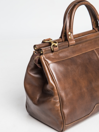 Кожаный саквояж Altamura Premium brown (арт. 4025-63)