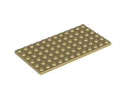 Plate 6 x 12, Tan (3028 / 4107588 / 4188158 / 6097342 / 6185313)