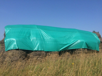 Тент Тарпаулин 5×6м, 120 г/м2, шаг люверсов 0,5м строительный защитный укрывной купить в Домодедово