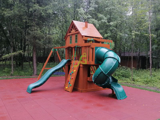 Детская площадка IgraGrad Шато 2 с трубой (Домик) купить в Воронеже