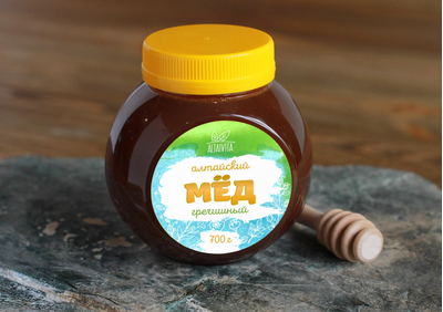 Мёд алтайский Гречишный (сбор 2023 года)