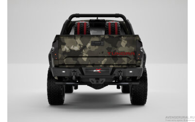 Бампер силовой задний BMS URBAN для Tayota Tundra 2014-2021