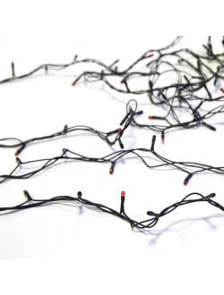 Гирлянда 200 разноцветных микролампочек, 10 м, контроллер 8 режимов, уличная