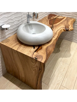 столешница под раковину, столешница под раковину из дерева, стол река под раковину, стол для раковин