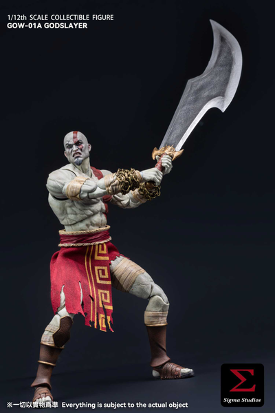 ПРЕДЗАКАЗ - Кратос (серия God of War) - Коллекционная фигурка 1/12 SCALE GODSLAYER (GOW-01A) - SIGMA STUDIOS ?ЦЕНА: 14600 РУБ.?