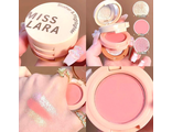 Хайлайтер-румяна для лица Miss Lara 3 colors Blush Makeup Palette