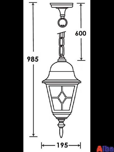 Quadro M 79905 Парковый светильник