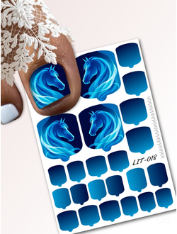 Мини пленки для педикюра LIT-018