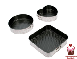 Набор форм для выпечки разъемных Пастораль (26/23/27,5 см)