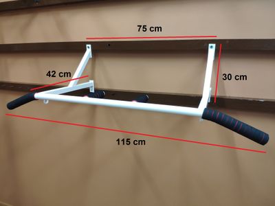 Турник с 3 хватами с неопреновыми ручками (TUR-004n)