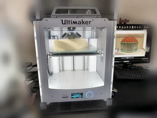 Французская беседка: 3D печать фрагмента купола