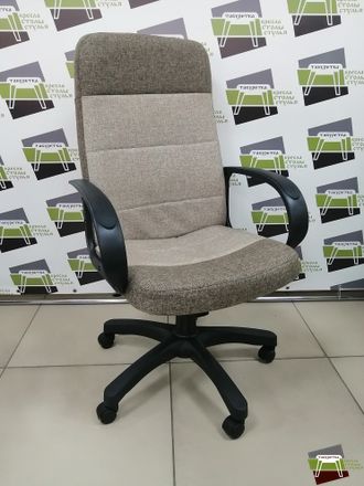 Кресло КР58 ТГ ПЛАСТ К31 (ткань Крафт светло-серая)/К32 (ткань Крафт темно-серая)