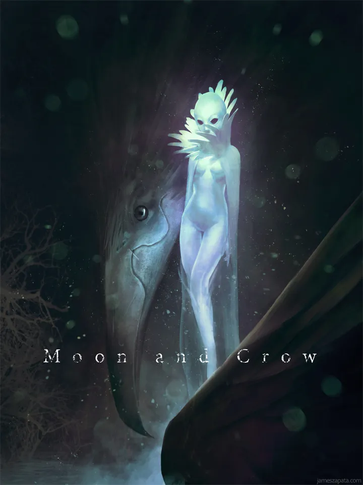 Moon and Crow
Art BY jameszapata